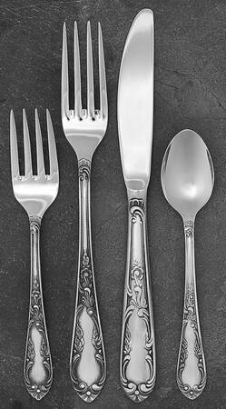 AFS1 (STAINLESS) 4 Piece Place Setting