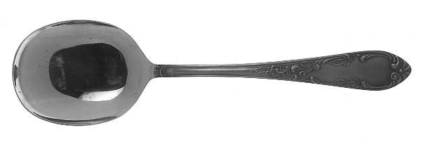 AFS1 (STAINLESS) Solid Smooth Casserole Spoon