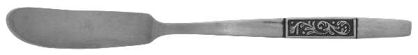Royal Damask (Stainless) Flat Handle Butter Spreader by Amefa