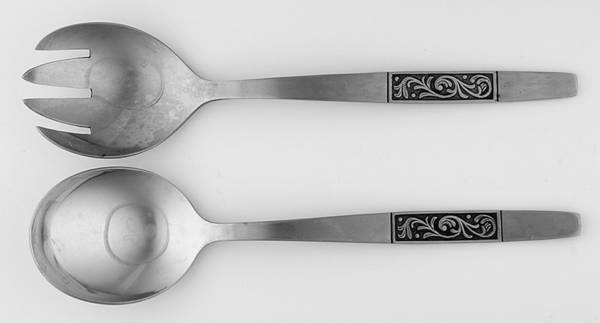 Royal Damask (Stainless) (2 Pc) Solid Salad Set