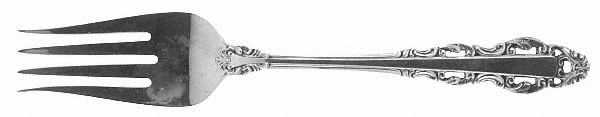 Albemarle (Sterling, 1974) Medium Solid Cold Meat Serving Fork