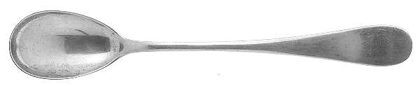 Antique (Sterling, 1907) Pierced Bowl Short Handle Olive Spoon