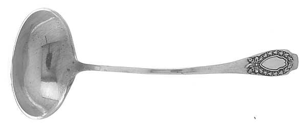 Apollo (Sterling, 1900) Solid Piece Cream Ladle