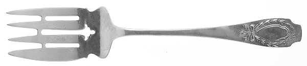 Apollo (Sterling, 1900) Small Solid Cold Meat Serving Fork