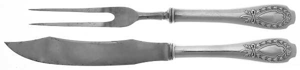 Apollo (Sterling, 1900) Small Stainless Blade 2-Piece Steak Carving Set