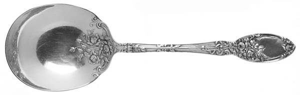 Brides Bouquet (Silverplate, 1908) Large Solid Berry/Casserole Spoon