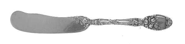 Brides Bouquet (Silverplate, 1908) Flat Handle Butter Spreader