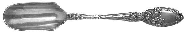 Brides Bouquet (Silverplate, 1908) Solid Cheese Scoop