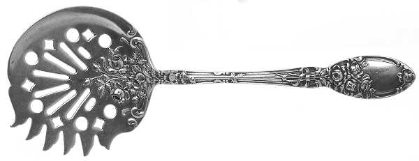 Brides Bouquet (Silverplate, 1908) Small Cucumber-Tomato Server w/Saw Edge