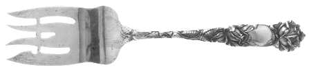 Bridal Rose (Sterling, 1903) Fork-Cold Meat/Servg-Sm/Solid