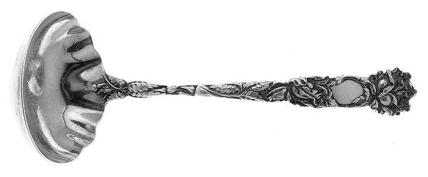 Bridal Rose (Sterling, 1903) Solid Piece Cream Ladle