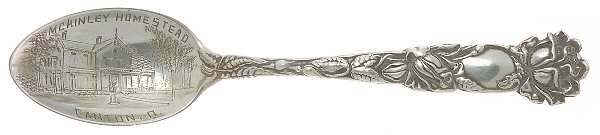 Bridal Rose (Sterling, 1903) Souvenir Spoon (Five O'Clock)
