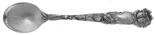 Bridal Rose (Sterling, 1903) Large Chocolate Spoon