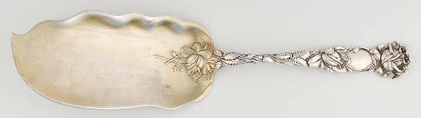 Bridal Rose (Sterling, 1903) Large Solid Fish Serving Knife