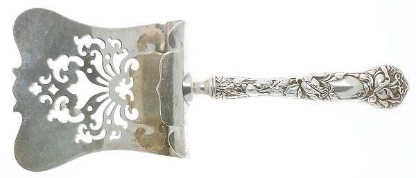 Bridal Rose (Sterling, 1903) Hollow Asparagus Server with Sterling Hood
