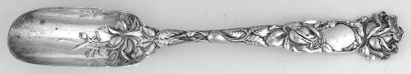 Bridal Rose (Sterling, 1903) Solid Large Cheese Scoop