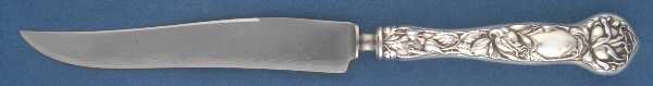 Bridal Rose (Sterling, 1903) Small Steak Carving Knife with Stainless Blade