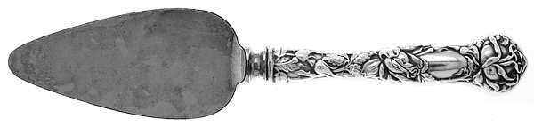 Bridal Rose (Sterling, 1903) Cheese Server with Silverplate Blade