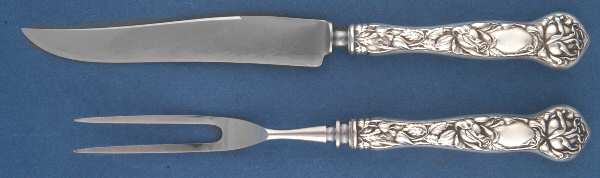 Bridal Rose (Sterling, 1903) Small Stainless Blade 2-Piece Steak Carving Set