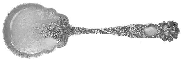 Bridal Rose (Sterling, 1903) Large Jelly Spoon