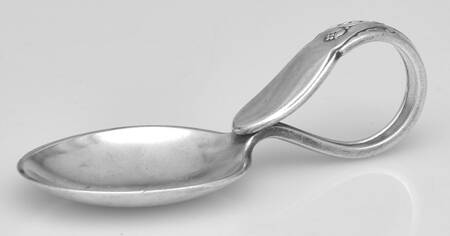 Cameo (Silverplate, 1935) Curved Handle Baby Spoon