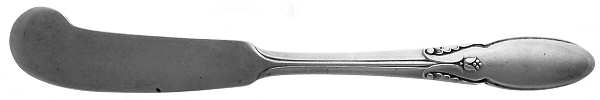 Cameo (Silverplate, 1935) Flat Handle Butter Spreader