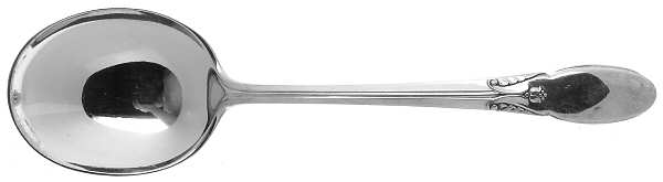 Cameo (Silverplate, 1935) Round Bowl Soup Spoon (Bouillon)