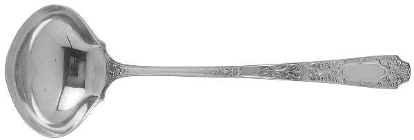 Cellini (Sterling, 1929, No Monograms) Solid Gravy Ladle