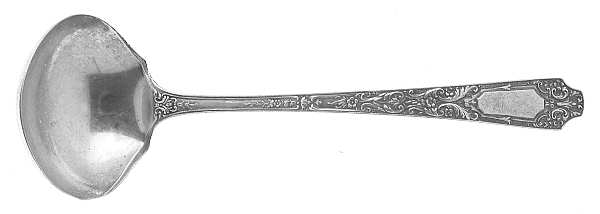 Cellini (Sterling, 1929, No Monograms) Solid Piece Cream Ladle