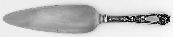 Cellini (Sterling, 1929, No Monograms) Pie Server with Stainless Blade