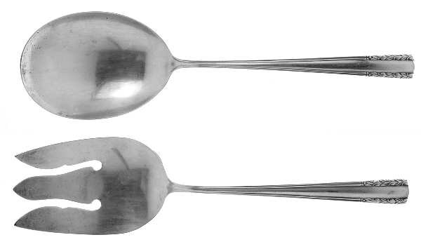 Chapel Bells (Sterling, 1939) (2 Pc) Solid Salad Set