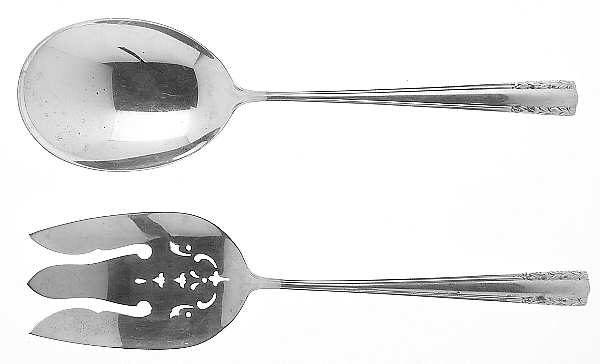 Chapel Bells (Sterling, 1939) (2 Pc) Solid Salad Set