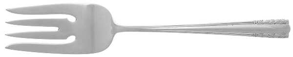 Chapel Bells (Sterling, 1939) Small Solid Cold Meat Serving Fork