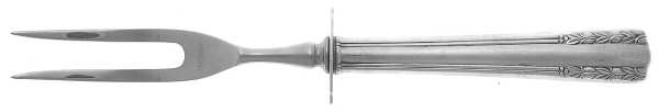 Chapel Bells (Sterling, 1939) Small Steak Carving Fork with Stainless Prongs
