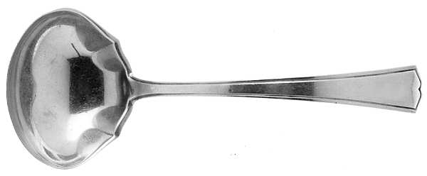Chippendale-New (Sterling, 1920) Solid Piece Cream Ladle