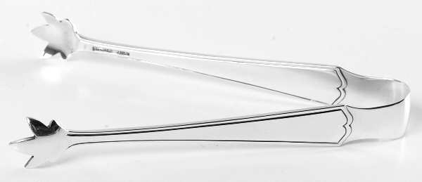 Chippendale-New (Sterling, 1920) Large Sugar Tongs