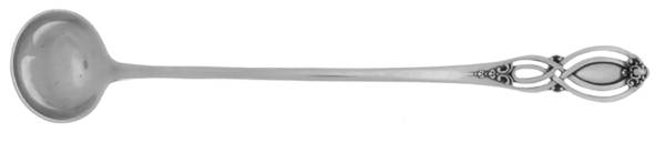 Chippendale-Old (Sterling, 1900) Mustard Spoon