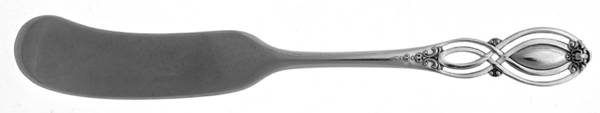 Chippendale-Old (Sterling, 1900) Flat Handle Butter Spreader