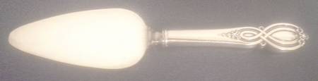 Chippendale-Old (Sterling, 1900) Cheese Server with Stainless Blade