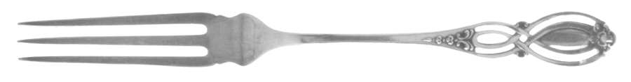 Chippendale-Old (Sterling, 1900) Strawberry Fork