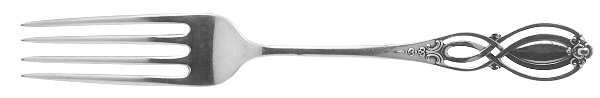 Chippendale-Old (Sterling, 1900) Fork
