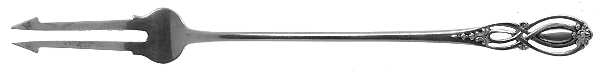 Chippendale-Old (Sterling, 1900) Olive Fork