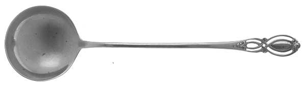 Chippendale-Old (Sterling, 1900) Large Chocolate Spoon