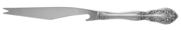 Chateau Rose (Sterling, 1940, No Monograms) Bar Knife Serving with Stainless Blade HC