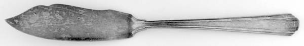Dawn (Silverplate, 1929) Flat Handle Master Butter Knife
