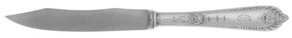 Della Robbia (Sterling, 1922, No Monograms) Individual Fruit Knife with Stainless Blade