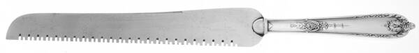 Della Robbia (Sterling, 1922, No Monograms) Bread Knife with Stainless Blade