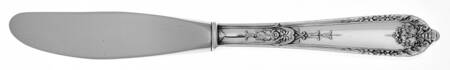 Della Robbia (Sterling, 1922, No Monograms) Modern Hollow Butter Spreader (Stainless)