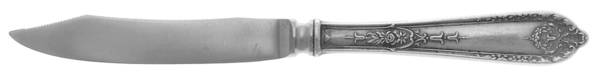 Della Robbia (Sterling, 1922, No Monograms) Individual Fruit Knife with Stainless Blade