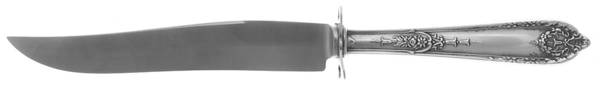 Della Robbia (Sterling, 1922, No Monograms) Small Steak Carving Knife with Stainless Blade
